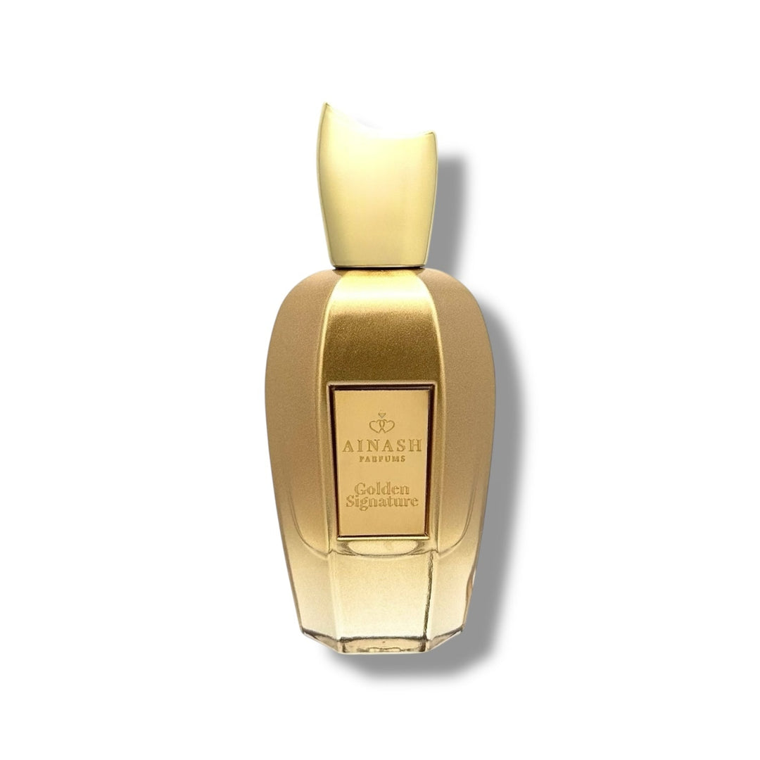 Golden Signature - long - lasting extrait de parfum by Ainash Parfums