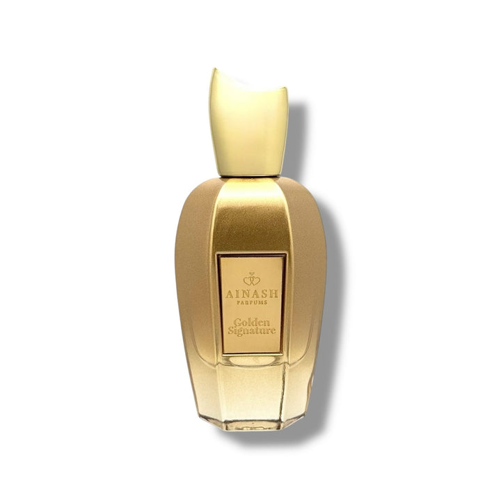Golden Signature - long - lasting extrait de parfum by Ainash Parfums